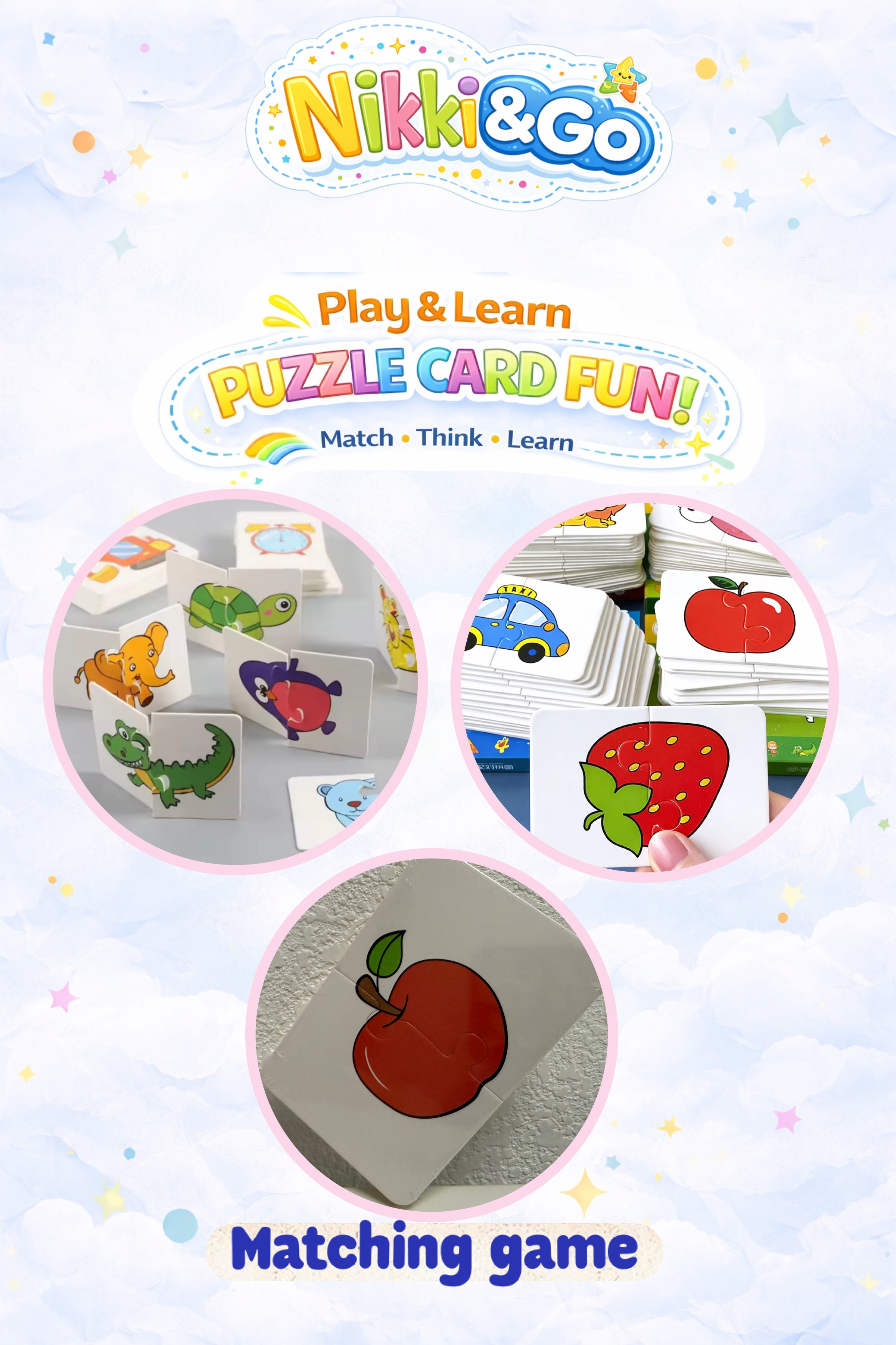 Travel Activity Kit for Kids - Screen-Free Toddler Toys | Nikki&Go