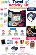 Travel Activity Kit for Kids - Screen-Free Toddler Toys | Nikki&Go