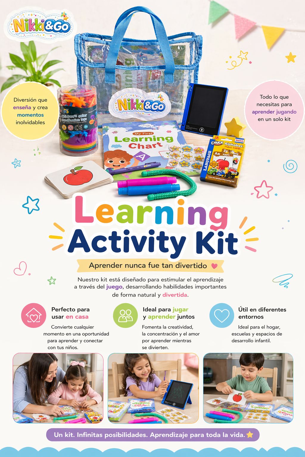 Learning Activity Kit | Nikki&Go